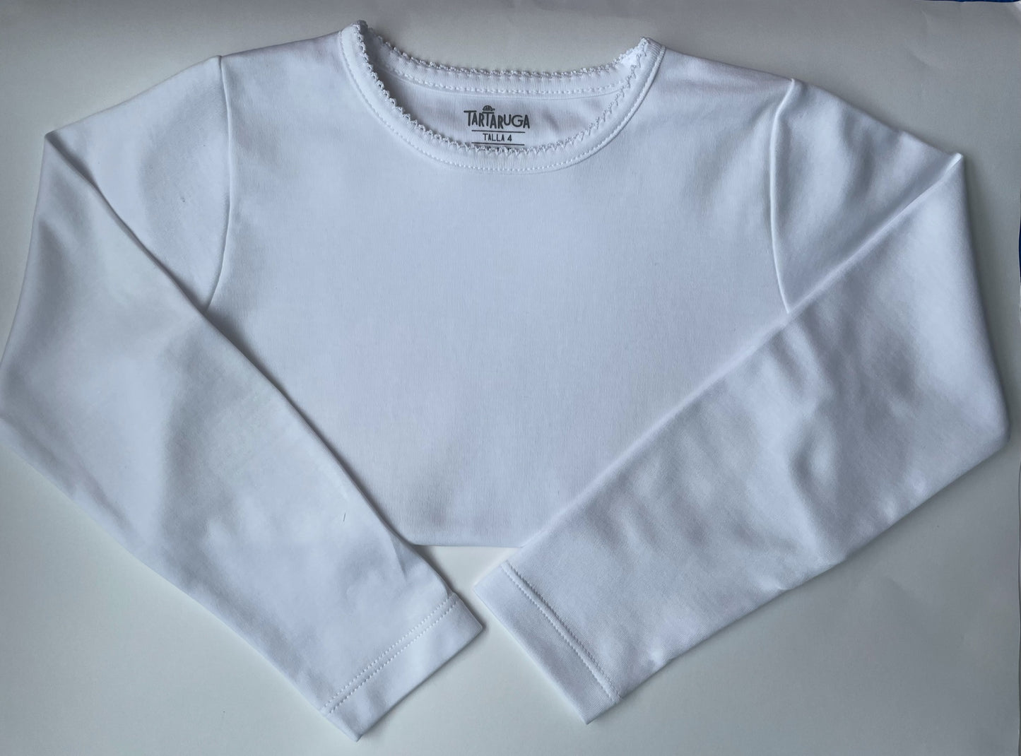 CAMISETA MANGA LARGA CUELLO PICOETA