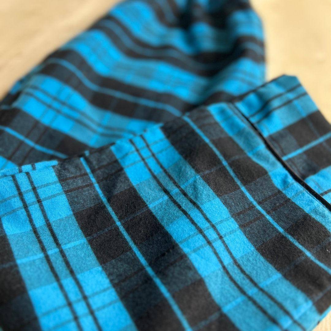 PIJAMA PANTALON FRANELA AZUL