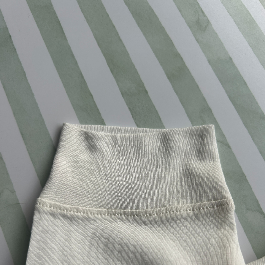 POLO MANGA LARGA COLOR ENTERO IVORY