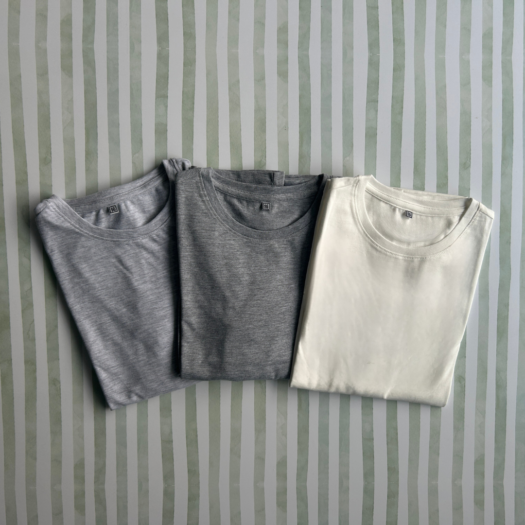 POLO MANGA LARGA COLOR ENTERO IVORY