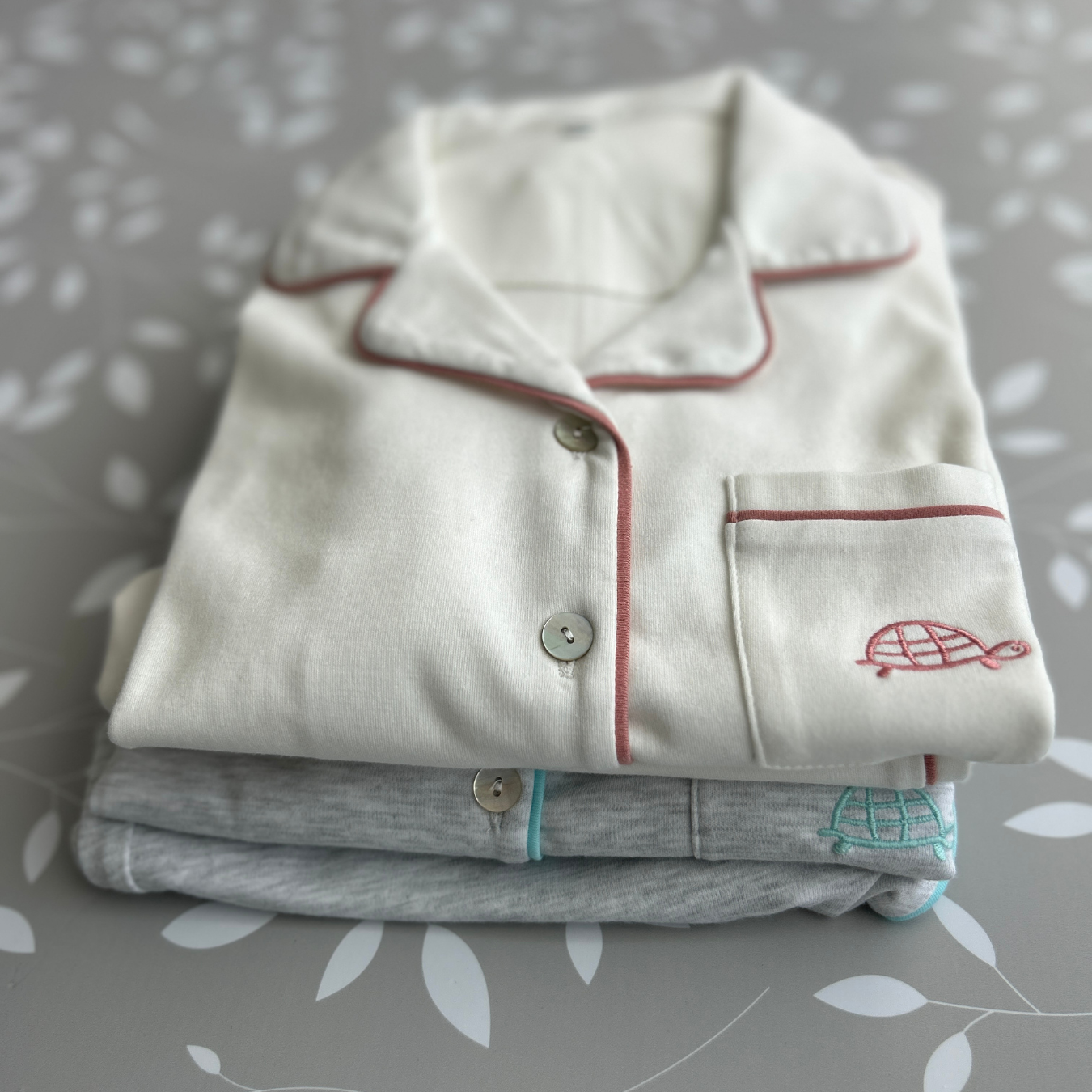 PIJAMA ALGODON CAMISERO IVORY