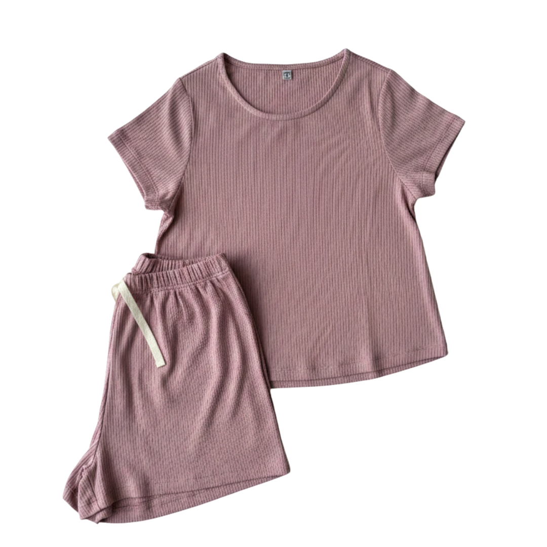 PIJAMA RIB ROSA