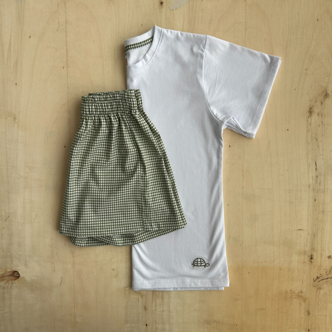 PIJAMA BOXER VERDE CHICO