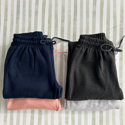 PANTALON BUZO GRIS CLARO