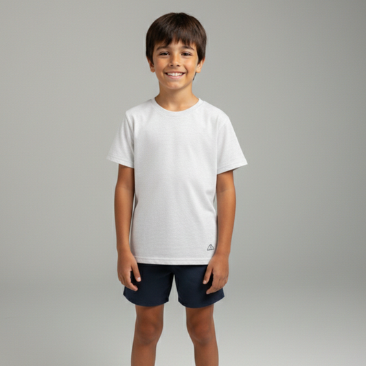 PIJAMA ALGODON COLOR ENTERO AZUL