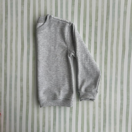 POLERON BUZO GRIS CLARO
