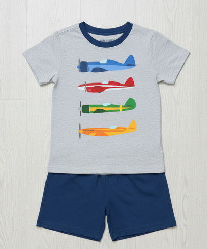 Pijama Algodón Aviones