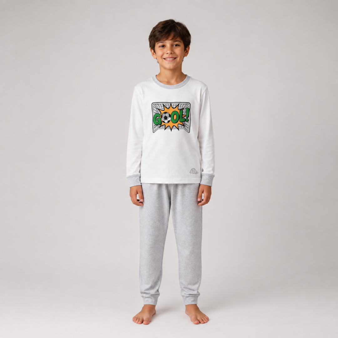 Pijama Arco de algodón para niño Tartaruga