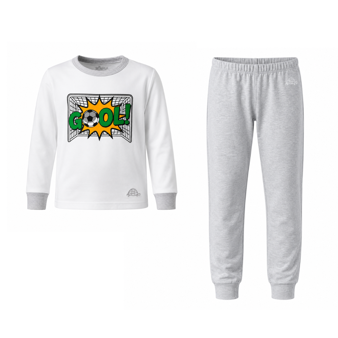 Pijama Arco de algodón para niño Tartaruga