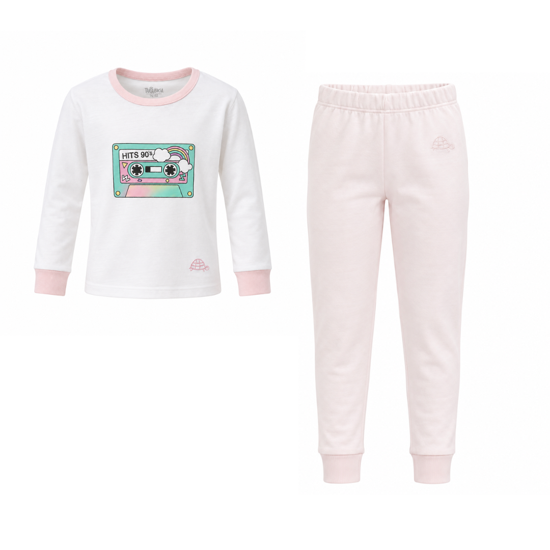 Pijama Cassette de algodón para niña Tartaruga