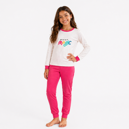 Pijama Magic de algodón para niña Tartaruga